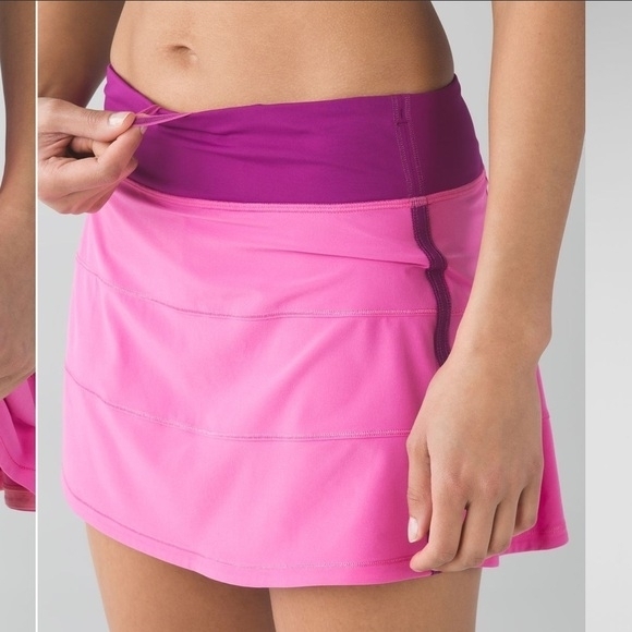 Lululemon Athletica Pink and Purple Skort Size 2 - Picture 1 of 8